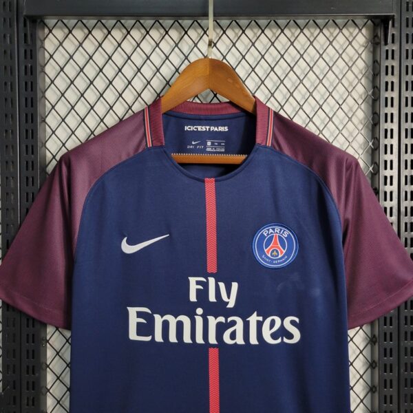 Paris Saint-Germain 2017/18 Home Retro Jersey - Image 5