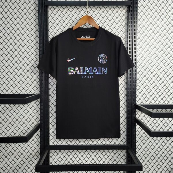 Paris Saint-Germain 2023/24 Balmain Pre-Match Training Jersey - Image 2