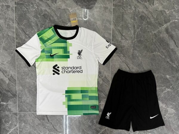 Liverpool 2023/24 Away Adult Jersey And Shorts Kit