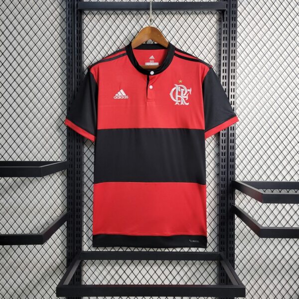 Flamengo 2017/18 Home Retro Jersey - Image 2
