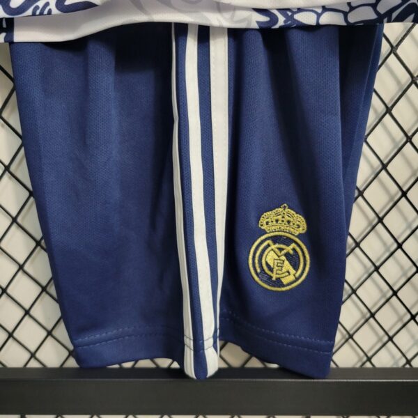 Real Madrid 2022/23 White Dragon Edition Kids Jersey And Shorts Kit - Image 3