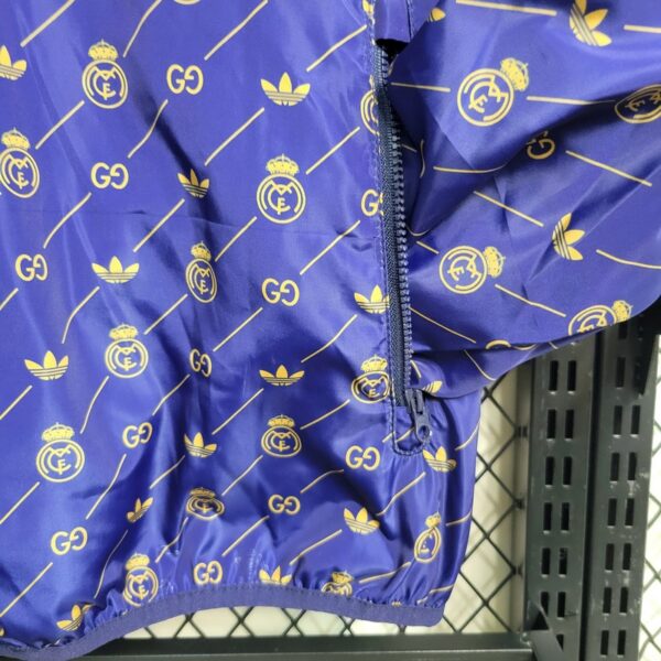 Real Madrid 2023 Windbreaker Gucci Collaboration Purple - Image 9