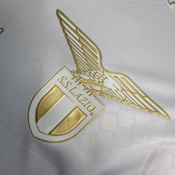 Lazio 2023/24 10th Anniversary Edition Player Version Jersey White - Image 3