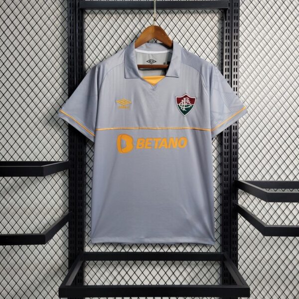 Fluminense 2023/24 Pre-Match Training Jersey Grey - Image 2