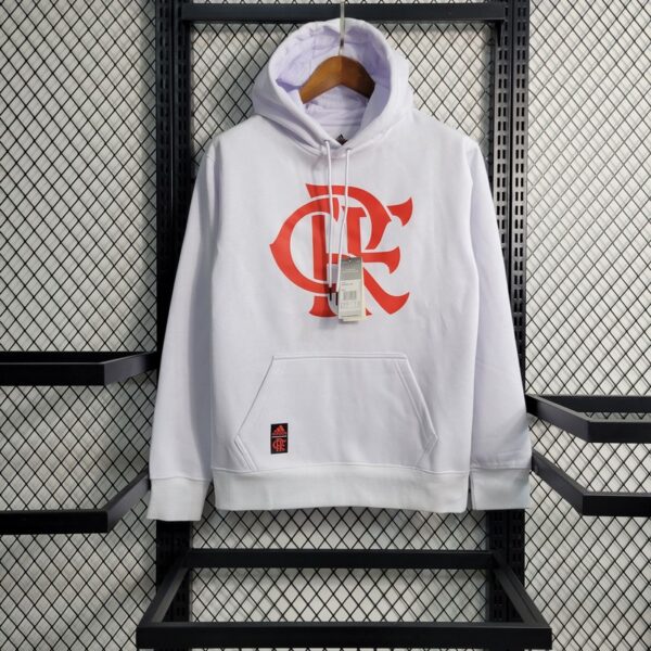 Flamengo 2023 Sweater Hoodie White