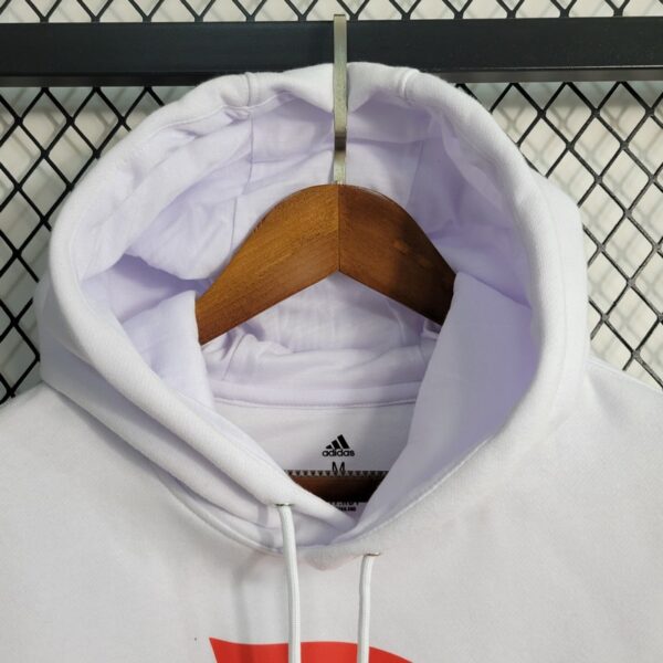 Flamengo 2023 Sweater Hoodie White - Image 4