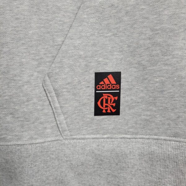 Flamengo 2023 Sweater Hoodie Grey - Image 4