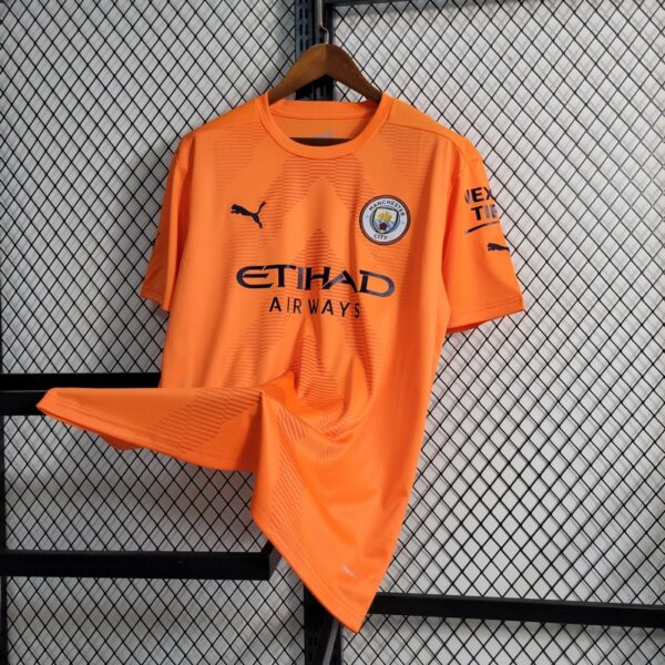 Manchester City 2022/23 Goalkeeper Jersey Orange - Image 5