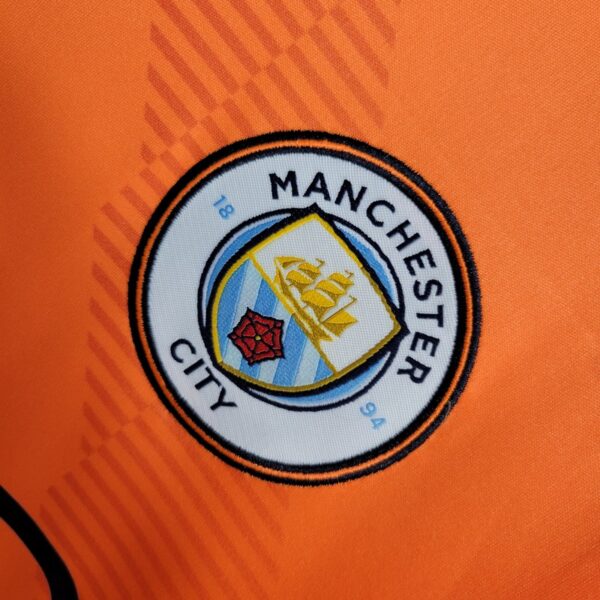 Manchester City 2022/23 Goalkeeper Jersey Orange - Image 7