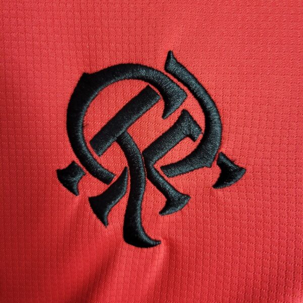 Flamengo 2023/24 Red Kids Jersey And Shorts Kit - Image 6