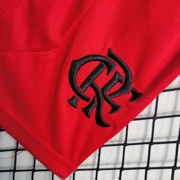 Flamengo 2023/24 Red Kids Jersey And Shorts Kit - Image 11