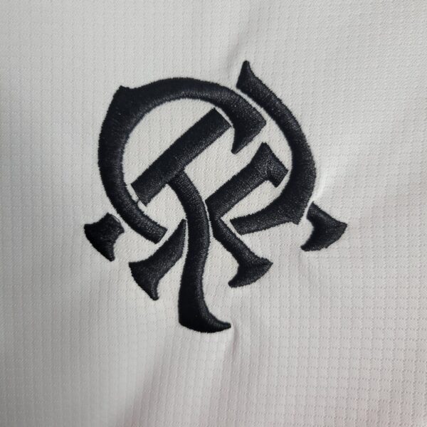 Flamengo 2023/24 White Kids Jersey And Shorts Kit - Image 6