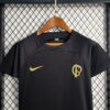 Corinthians 2023/24 Black Kids Jersey And Shorts Kit - Image 2
