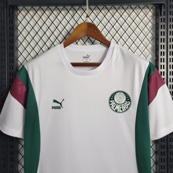 Palmeiras 2023/24 Pre-Match Training Jersey White - Image 7