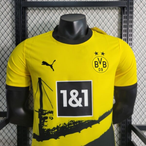 Borussia Dortmund 2023/24 Home Player Version Jersey - Image 2