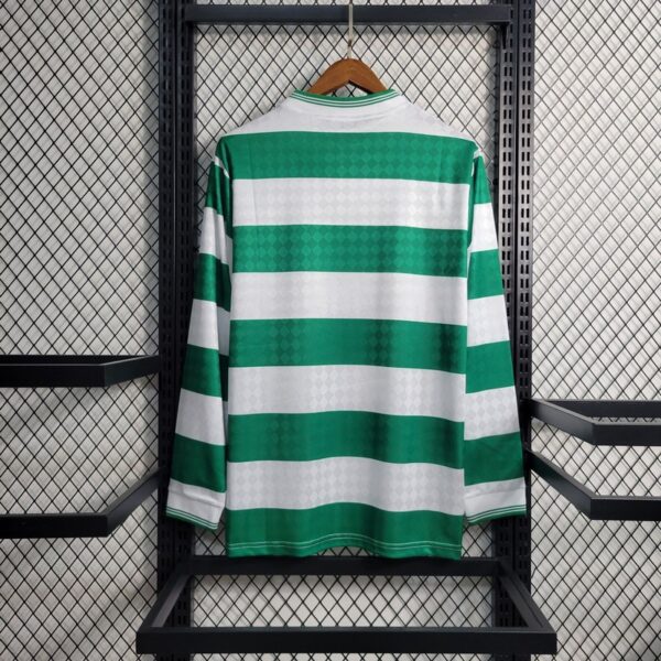 Celtic 1987/88 Home Long Sleeves Retro Jersey - Image 9