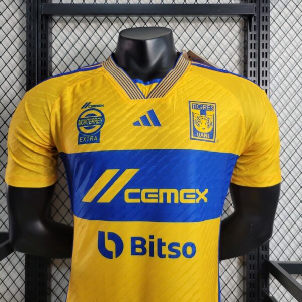 Tigres UANL 2023/24 Home Player Version Jersey - Image 2