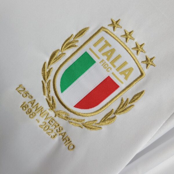 Italy 2023/24 125th Commemorative Edition Kids Jersey And Shorts Kit - Image 10