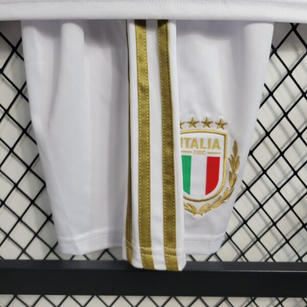 Italy 2023/24 125th Commemorative Edition Kids Jersey And Shorts Kit - Image 12