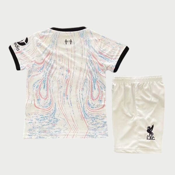 Liverpool 2022/23 Away Kids Jersey And Shorts Kit - Image 2