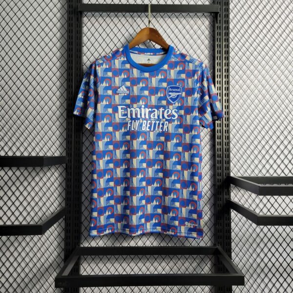 Arsenal 2022/23 x TFL Pre-Match Training Jersey - Image 2