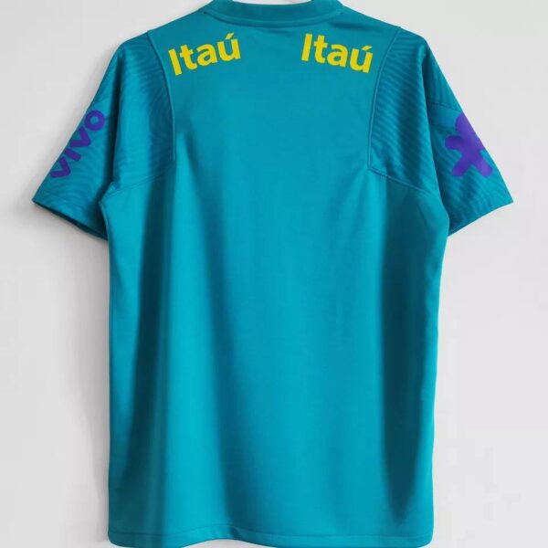 Brazil 2022 Pre-Match Jersey - Lake Blue - Image 8