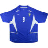 Brazil 2002-2004 Home #9 Ronaldo Retro Jersey - Image 2