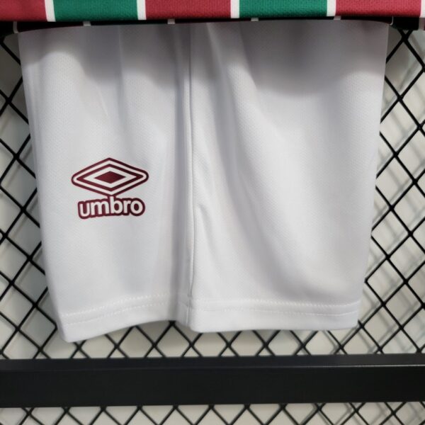 Fluminense 2023/24 Home Kids Jersey And Shorts Kit - Image 4