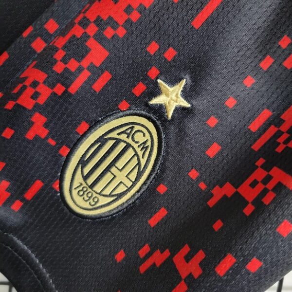 AC Milan 2022/23 Fourth Kids Jersey And Shorts Kit - Image 7