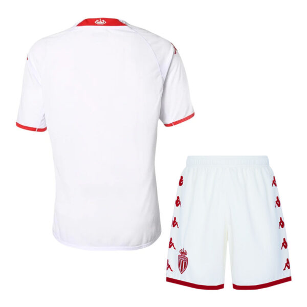 AS Monaco 2022/23 Home Adult Jersey And Shorts Kit - Image 2