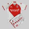 AS Monaco 2022/23 Home Adult Jersey And Shorts Kit - Image 3