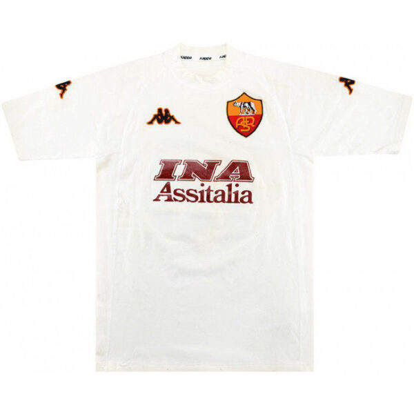 AS Roma 2000-2001 Away Retro Jersey - Image 2