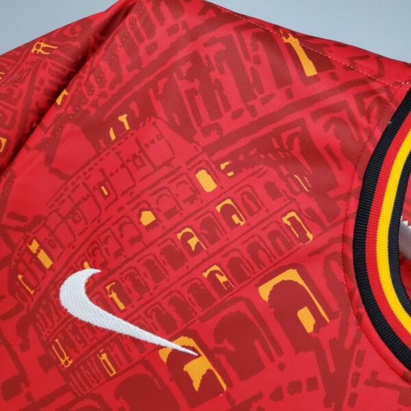 AS Roma 2020/21 Pre-Match Red Jersey - Image 3