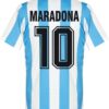Argentina 1986 Maradona Home Retro Jersey - Image 2