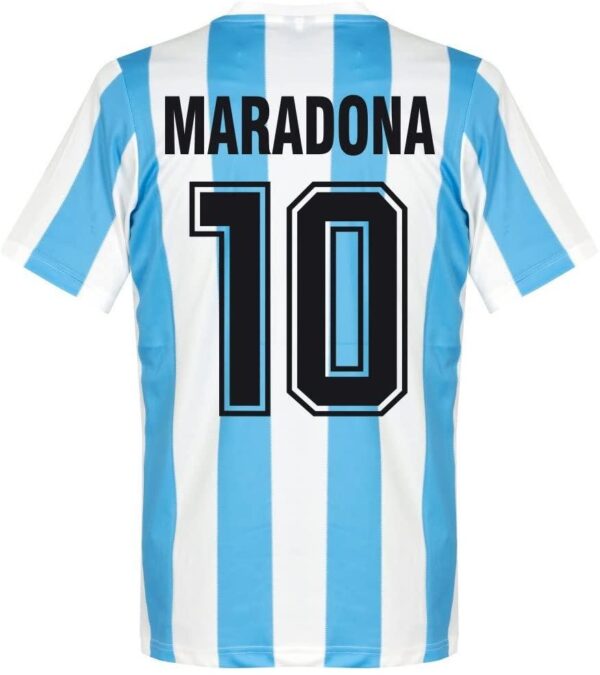 Argentina 1986 Maradona Home Retro Jersey - Image 2