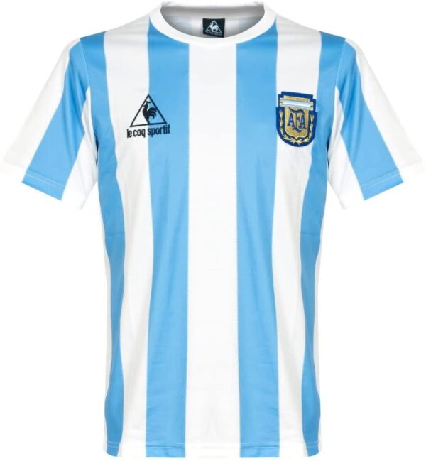 Argentina 1986 Maradona Home Retro Jersey - Image 3