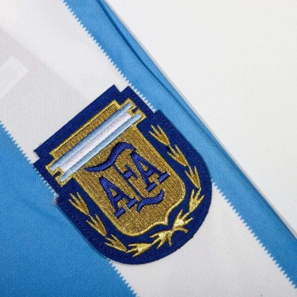 Argentina 1986 Maradona Home Retro Jersey - Image 5