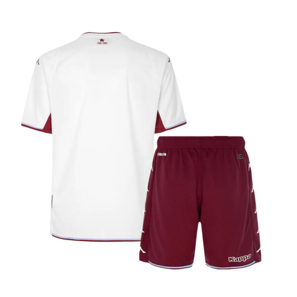 Aston Villa 2021/22 Away Kids Jersey And Shorts Kit - Image 2