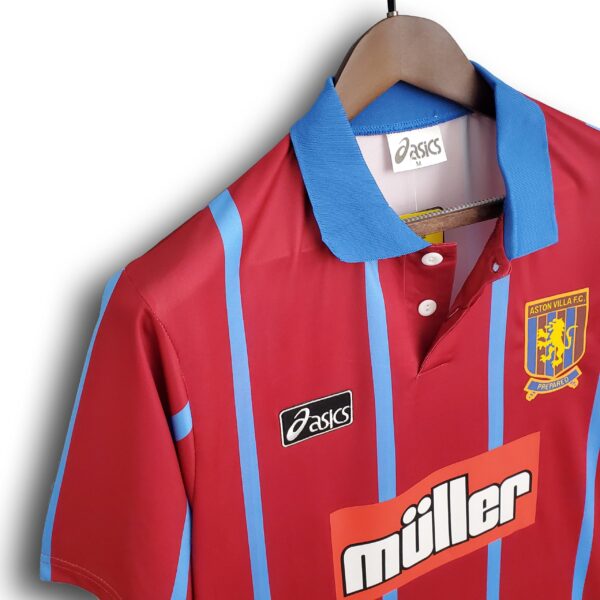 Aston Villa 93/95 Home Retro Jersey - Image 5
