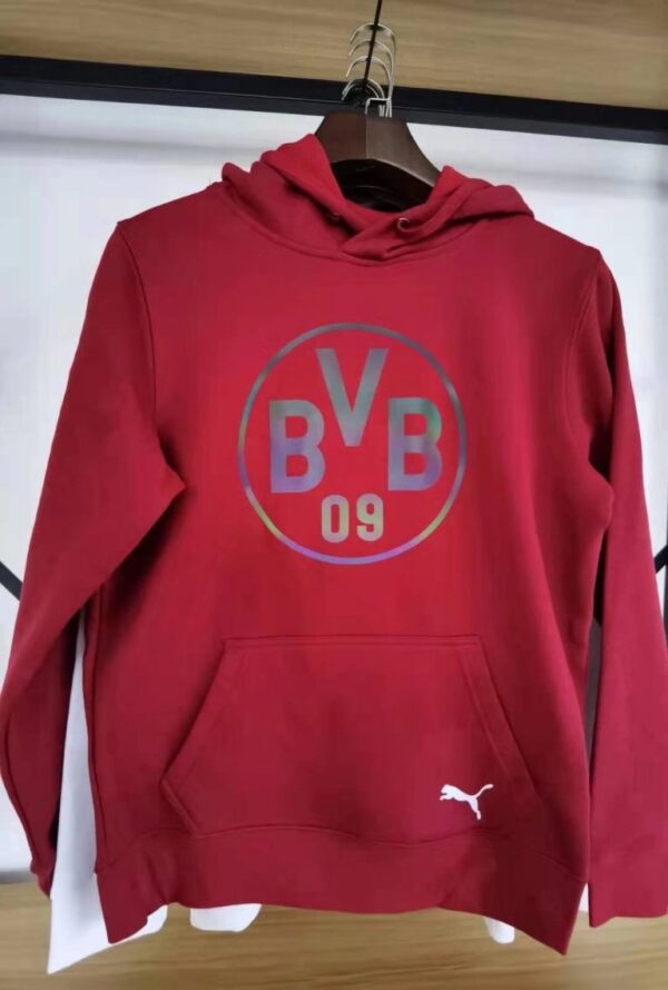 Borussia Dortmund 2022 Sweater Hoodie Red - Image 2