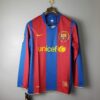 Barcelona 2007/2008 Home Long Sleeves Retro Jersey