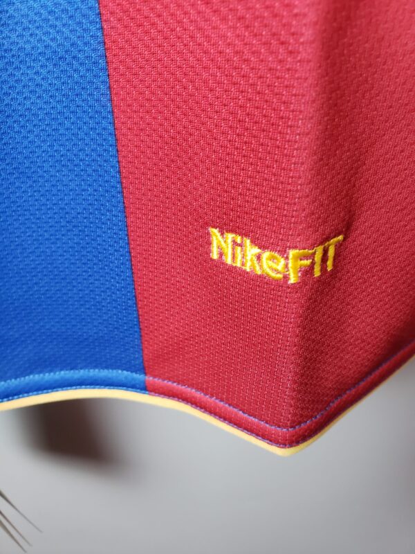 Barcelona 2007/2008 Home Long Sleeves Retro Jersey - Image 5