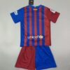 Barcelona 2021/22 Home Kids Jersey And Shorts Kit - Image 10
