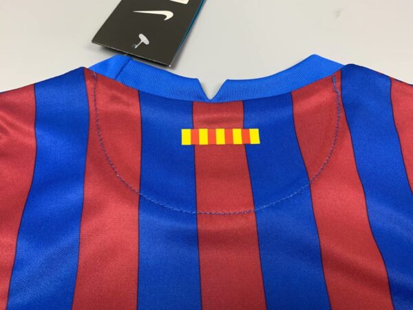 Barcelona 2021/22 Home Kids Jersey And Shorts Kit - Image 8