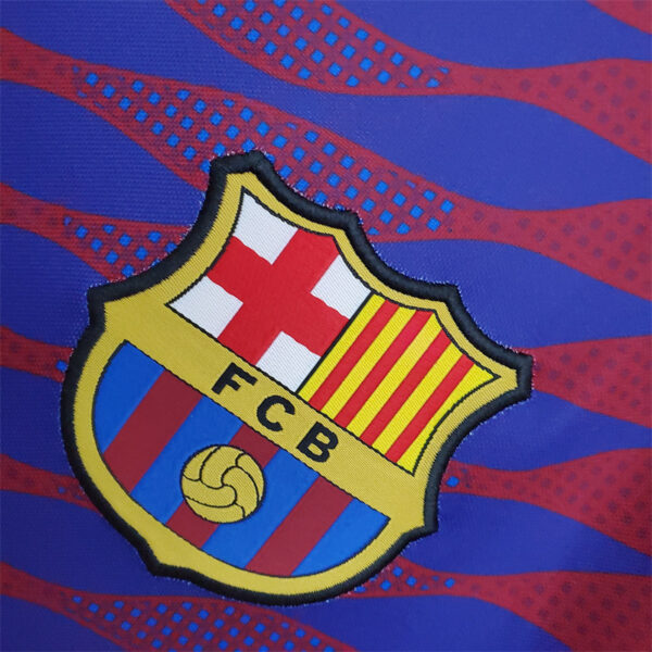 Barcelona 2021/22 Training Suit Red And Blue - Image 5