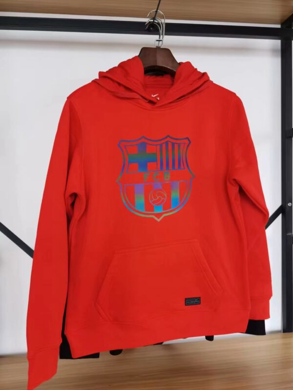 Barcelona 2022 Sweater Hoodie Red - Image 2