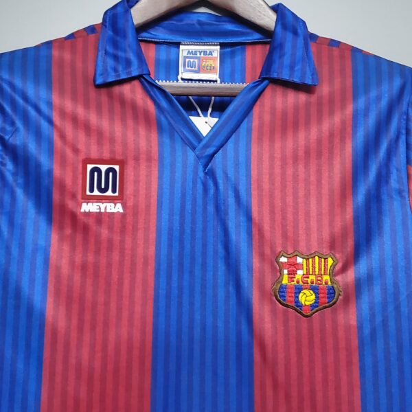 Barcelona 1990/91 Home Retro Jersey - Image 2