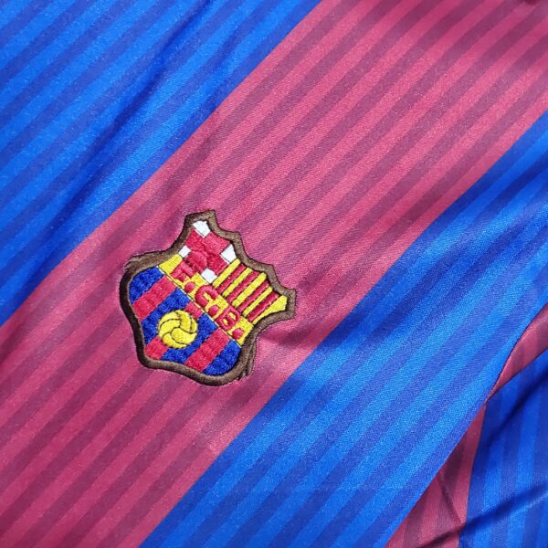 Barcelona 1990/91 Home Retro Jersey - Image 5