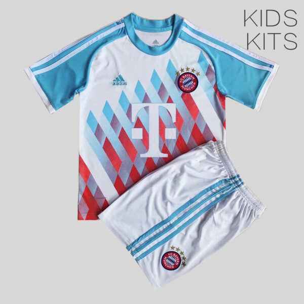 Bayern Munich 2022/23 Concept Kids Jersey And Shorts Kit