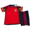 Belgium 2022/23 Home Kids Jersey And Shorts Kit